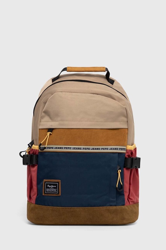 Batoh Pepe Jeans BENJI ROBEN vzorovaný béžová PM030828