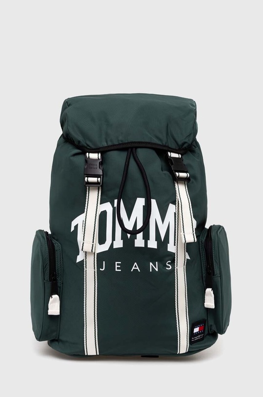 Ruksak Tommy Jeans potlač zelená AM0AM12130