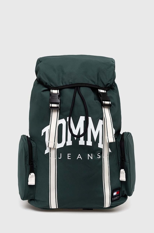 Ruksak Tommy Jeans potlač zelená AM0AM12130