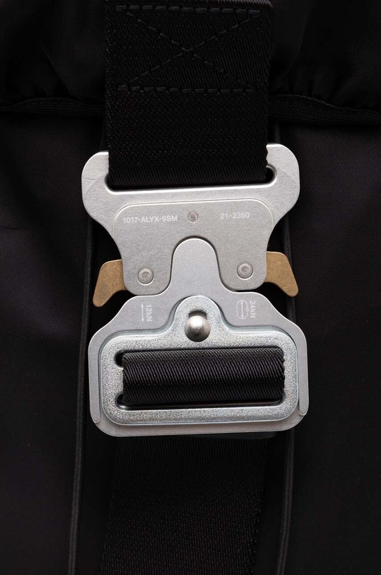 1017 ALYX 9SM backpack Buckle Camp Backpack black AAUBA0044FA02
