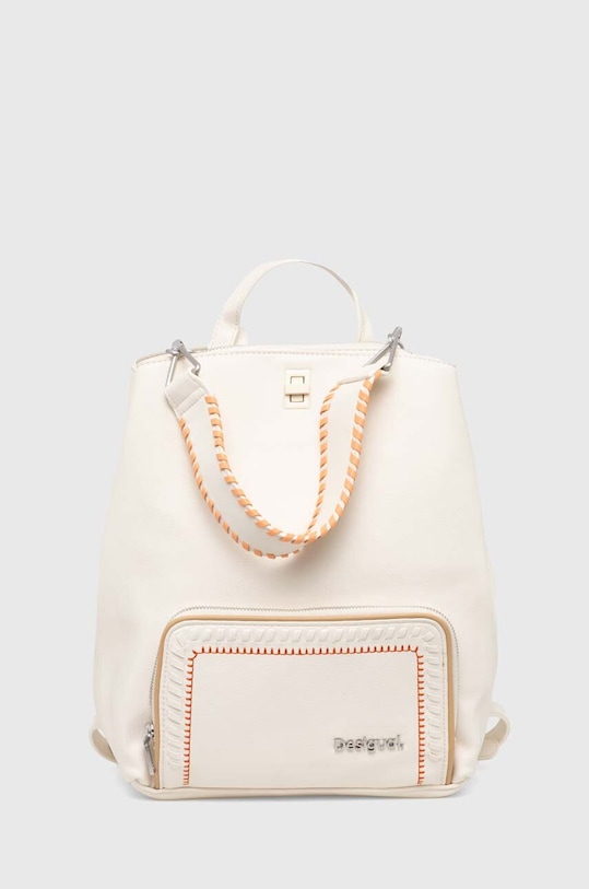 Ruksak Desigual imitácia kože béžová 24SAKP20