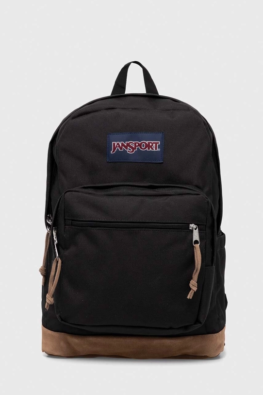 Jansport plecak skóra zamszowa czarny EK0A5BAPN551