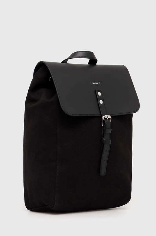 Sandqvist cotton backpack Alva SQA503 black SS24