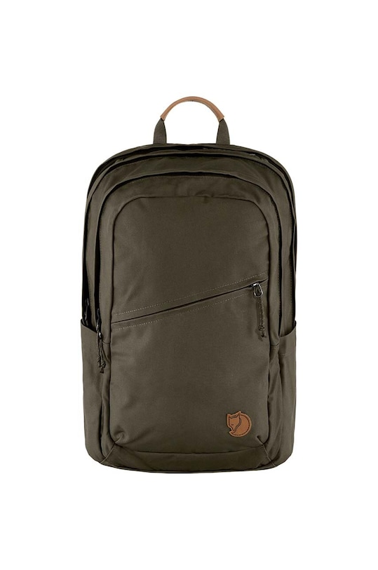 Batoh Fjallraven Räven 28 přírodní kůže zelená F23345.633