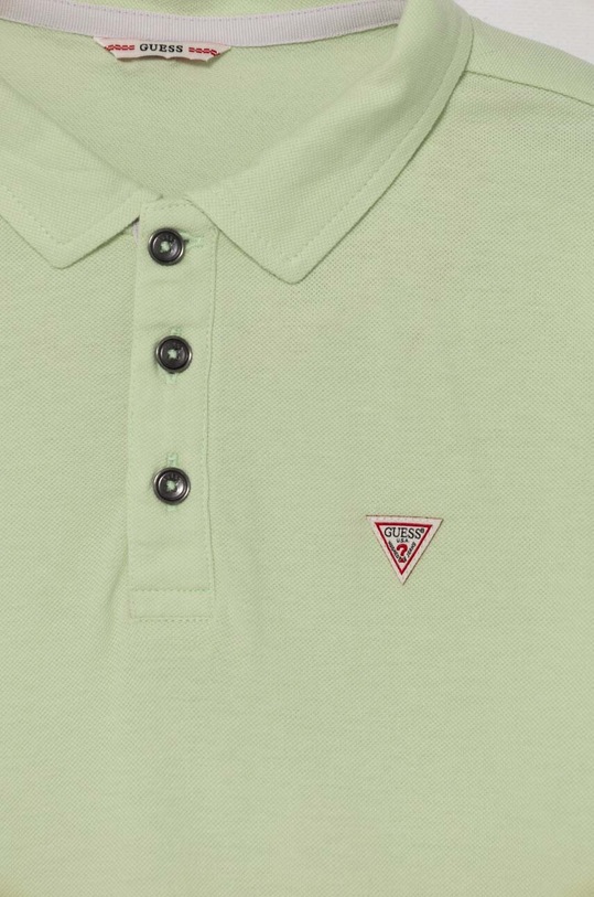 Chłopiec Guess polo bawełniane dziecięce L2GP02.KAPY0.PPYH zielony