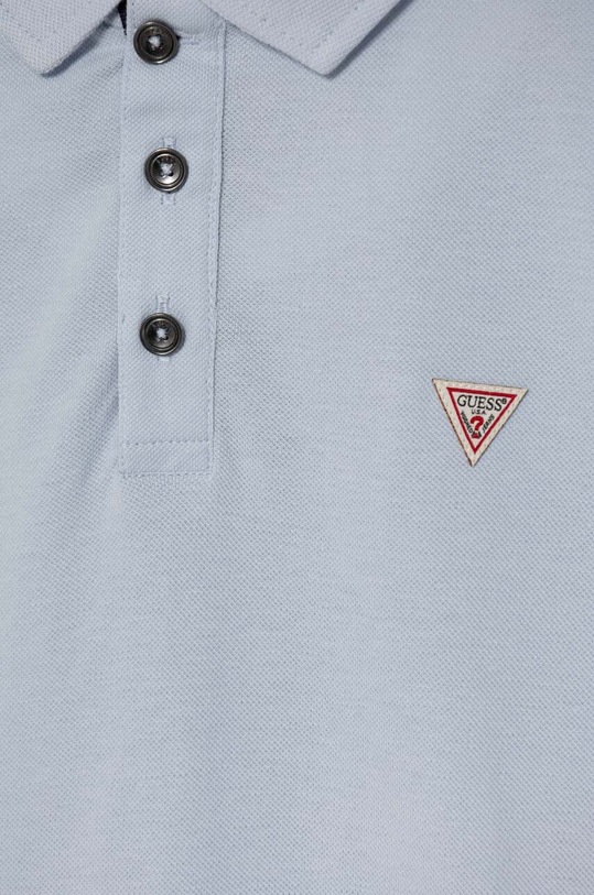 Chłopiec Guess polo bawełniane dziecięce L2GP02.KAPY0.PPYH niebieski