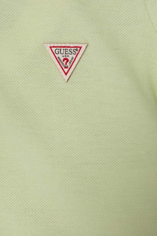 Chłopiec Guess polo bawełniane dziecięce N2GP03.KAPY0.PPYH zielony