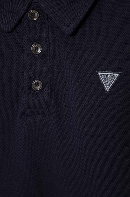 Chłopiec Guess polo bawełniane dziecięce N2GP03.KAPY0.PPYH granatowy
