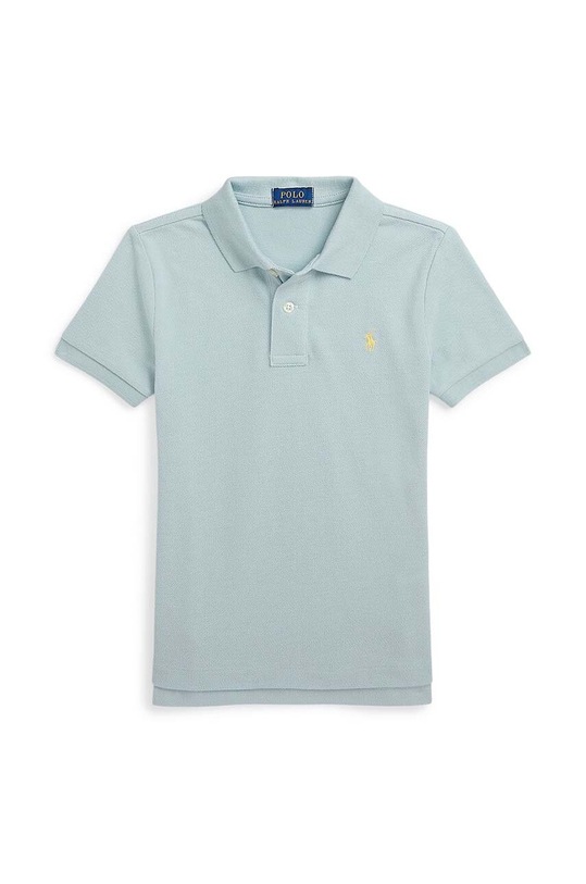 Детска памучна тениска с яка Polo Ralph Lauren памук син 322703632169