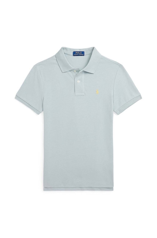 Polo Ralph Lauren tricouri polo din bumbac pentru copii uni albastru 323708857170