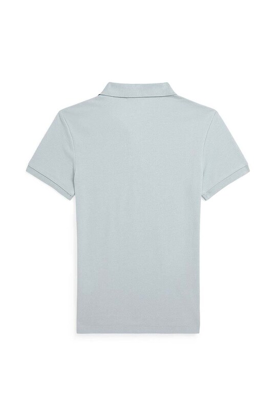 Детское хлопковое поло Polo Ralph Lauren 323708857170 голубой SS24