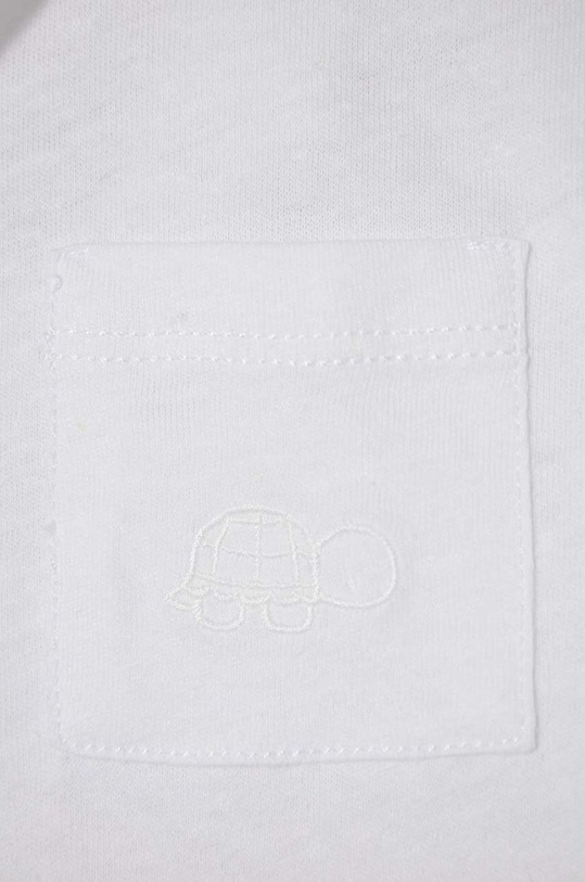 United Colors of Benetton tricou polo pentru copii 3F4JA104D.W.Seasonal alb SS24