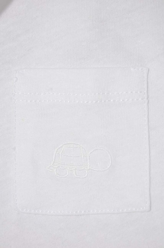 United Colors of Benetton tricou polo pentru copii 3F4JA104D.W.Seasonal alb SS24