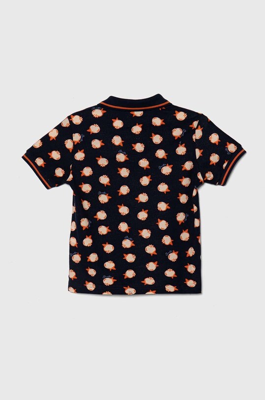 Детское хлопковое поло United Colors of Benetton 361YG300P.P.Seasonal тёмно-синий SS24