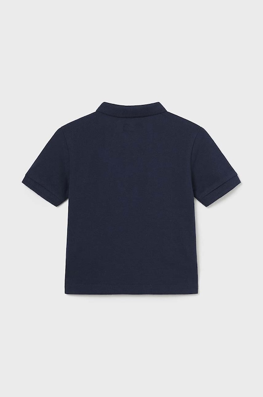 Βρεφικά βαμβακερά μπλουζάκια πόλο Mayoral 102.3K.Baby.PPYH σκούρο μπλε SS24