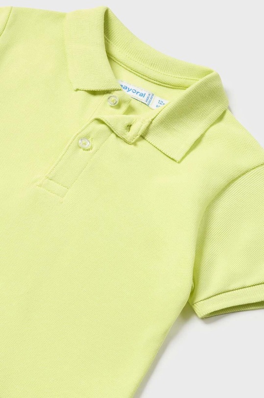 Αγορίστικα Βρεφικά βαμβακερά μπλουζάκια πόλο Mayoral 102.3K.Baby.PPYH πράσινο