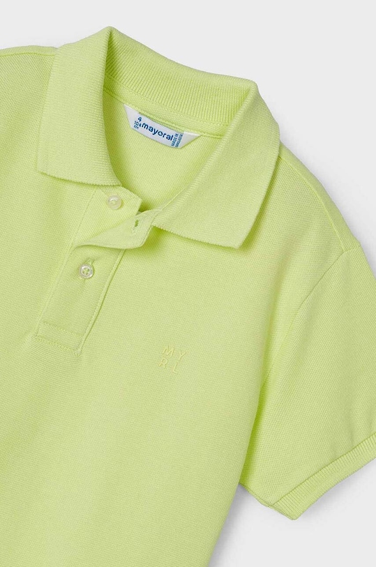 CHLAPEC Dětská bavlněná polokošile Mayoral 150.5G.Mini.PPYH zelená