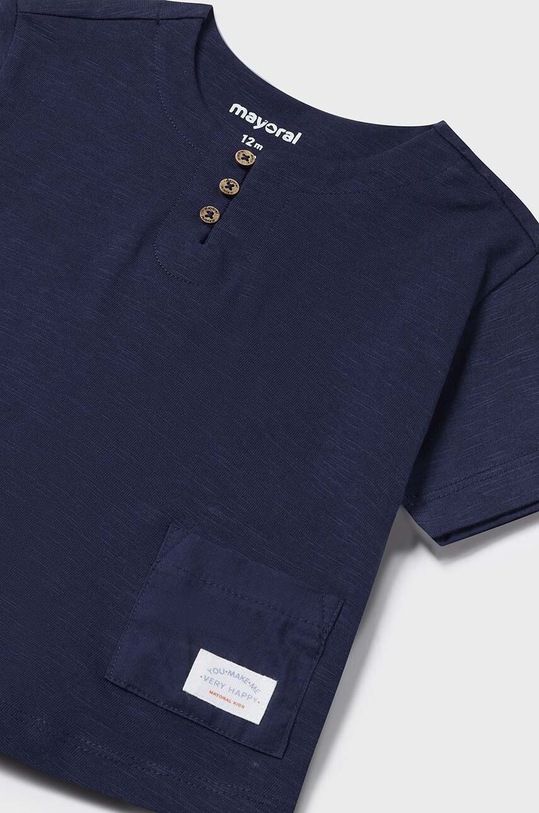 Chłopiec Mayoral polo bawełniane niemowlęce 1016.3A.Baby.PPYH granatowy