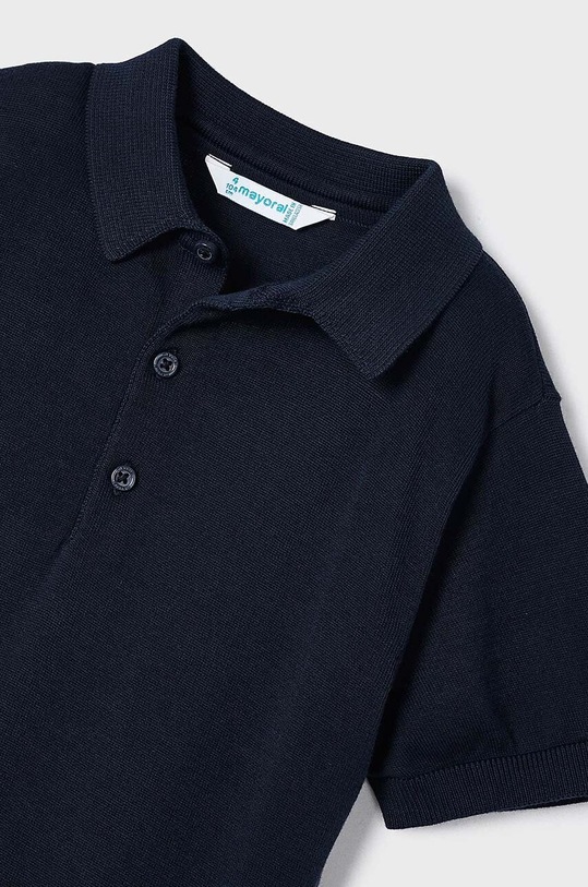 Παιδικά βαμβακερά μπλουζάκια πόλο Mayoral σκούρο μπλε 3101.5A.Mini.PPYH