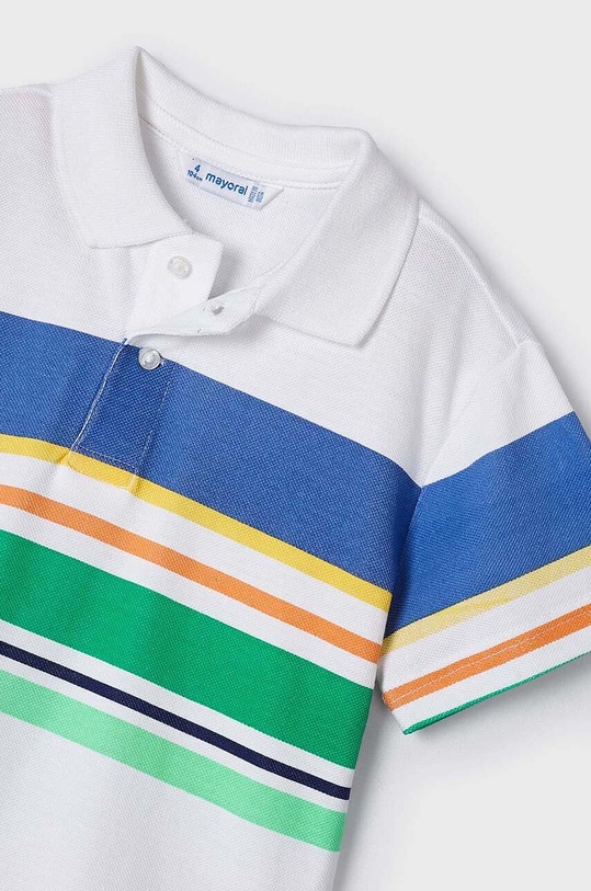 Dětská bavlněná polokošile Mayoral zelená 3104.5D.Mini.PPYH