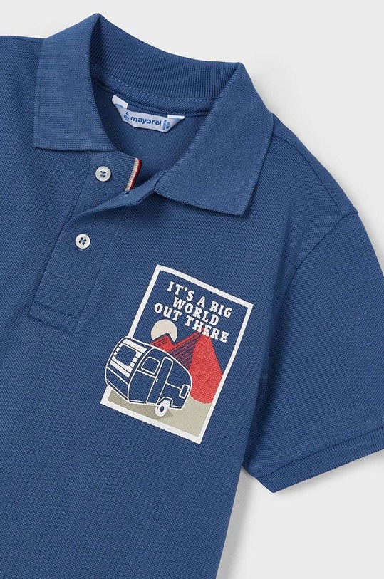 Băieți Mayoral tricou polo copii 3106.5F.Mini.PPYH albastru