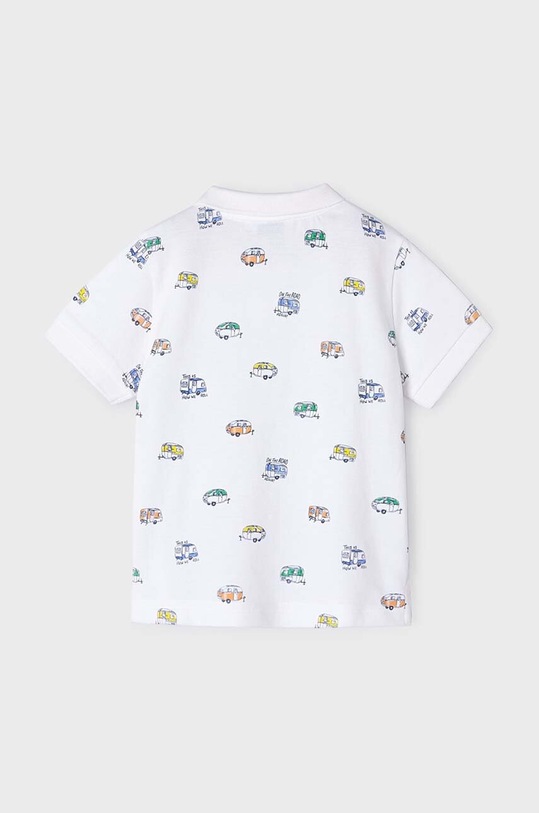 Αγορίστικα Παιδικό πουκάμισο πόλο Mayoral 3107.5F.Mini.PPYH λευκό