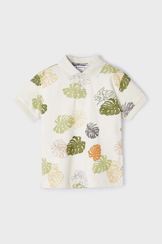 Παιδικό πουκάμισο πόλο Mayoral εμπριμέ μπεζ 3107.5F.Mini.PPYH