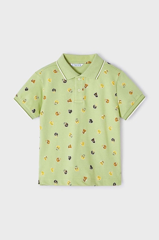 Dětské polo tričko Mayoral 3109.5J.Mini.PPYH zelená SS24