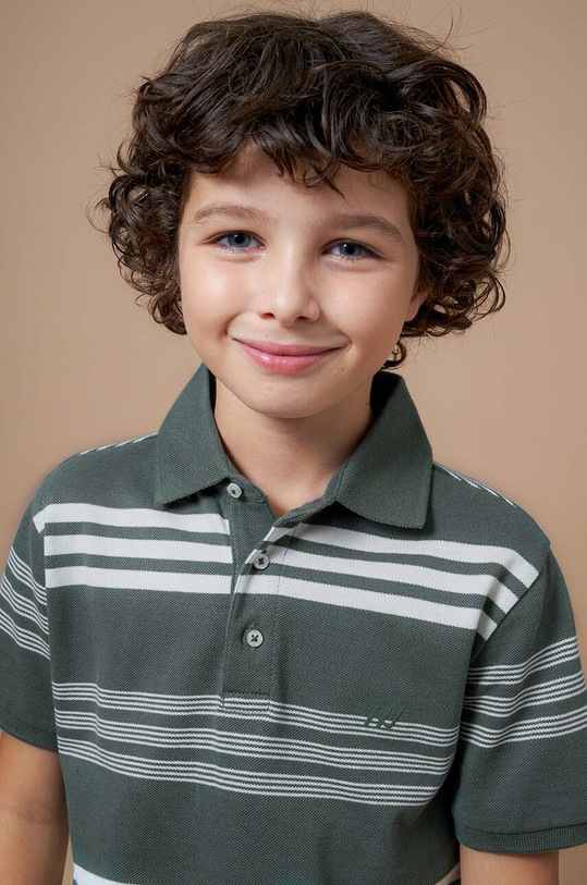 Dětské polo tričko Mayoral 6110.7C.Junior.PPYH zelená