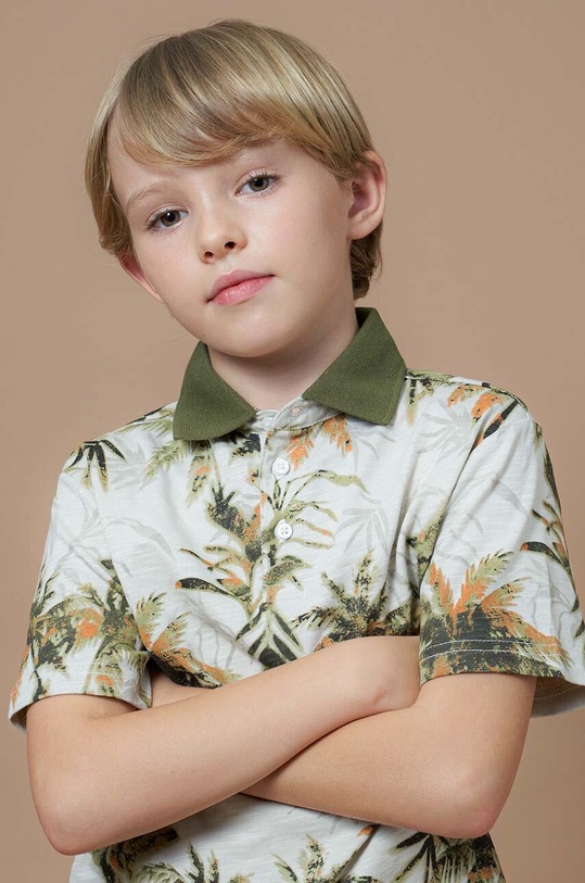 Mayoral gyerek pamut póló 6113.7D.Junior.PPYH zöld