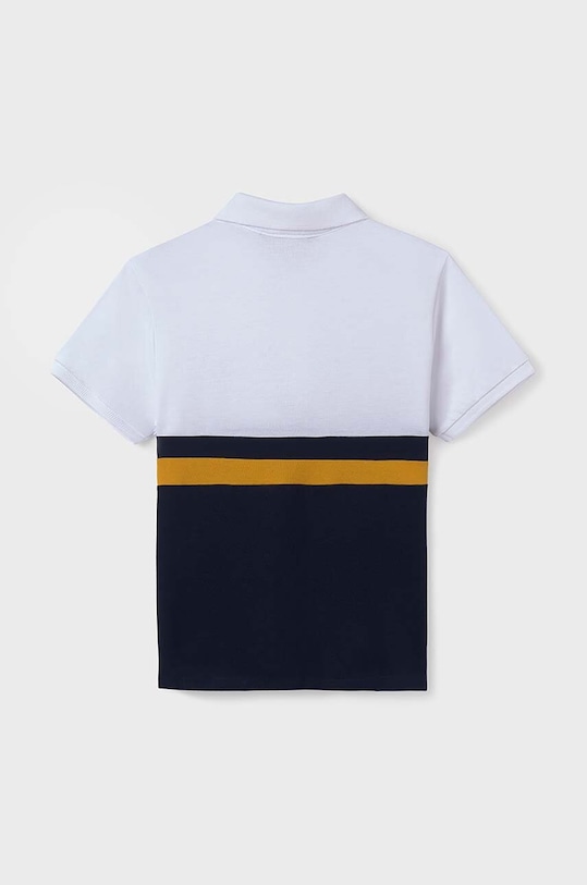 Dětská bavlněná polokošile Mayoral 6115.7F.Junior.PPYH bílá SS24