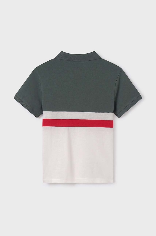 CHLAPEC Dětská bavlněná polokošile Mayoral 6115.7F.Junior.PPYH zelená