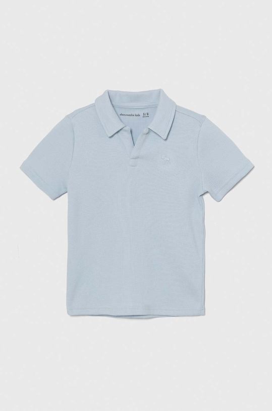 Abercrombie & Fitch tricou polo copii uni albastru KI224.4015