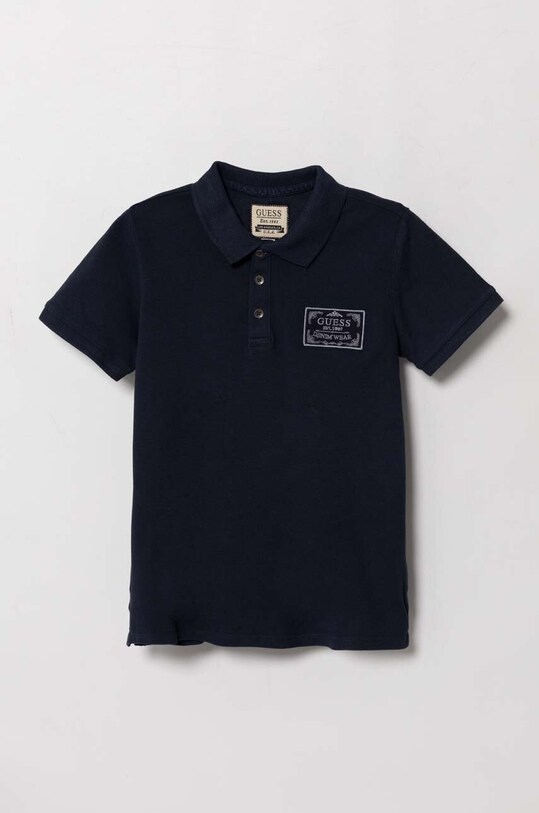 Guess polo in lana bambino/a con colletto blu navy L4GP01.K9WF4.PPYH