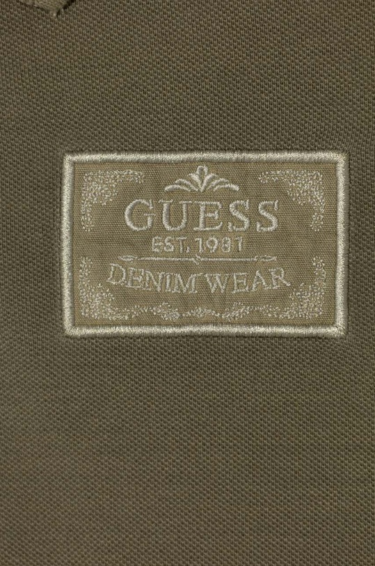 Băieți Guess tricouri polo din bumbac pentru copii L4GP01.K9WF4.PPYH verde