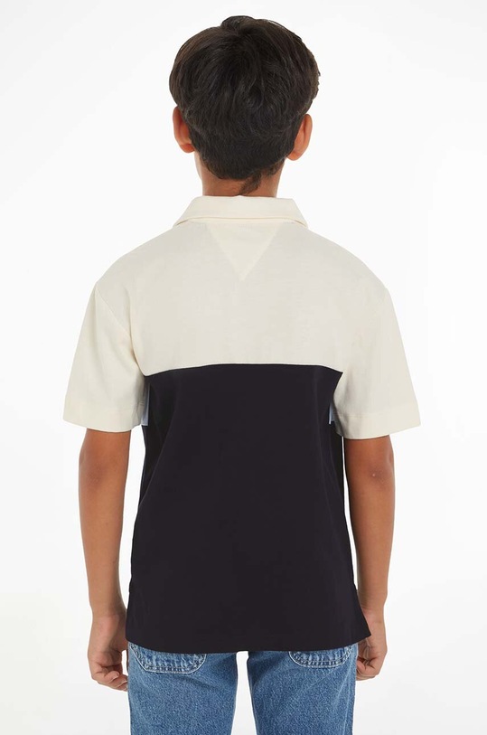 Dětská bavlněná polokošile Tommy Hilfiger KB0KB08945.128.176.PPYH