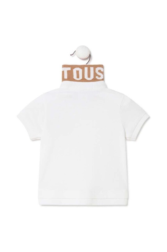 Детское хлопковое поло Tous Casual.2021 белый SS24