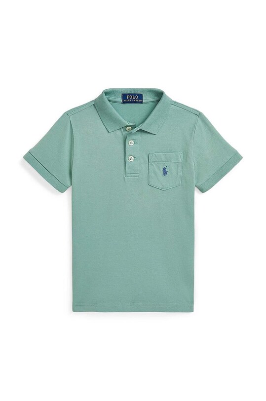 Дитяче бавовняне поло Polo Ralph Lauren бавовна зелений 322942065002