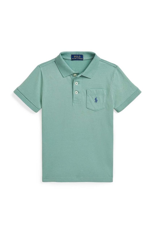 Polo Ralph Lauren polo in lana bambino/a con colletto verde 322942065002