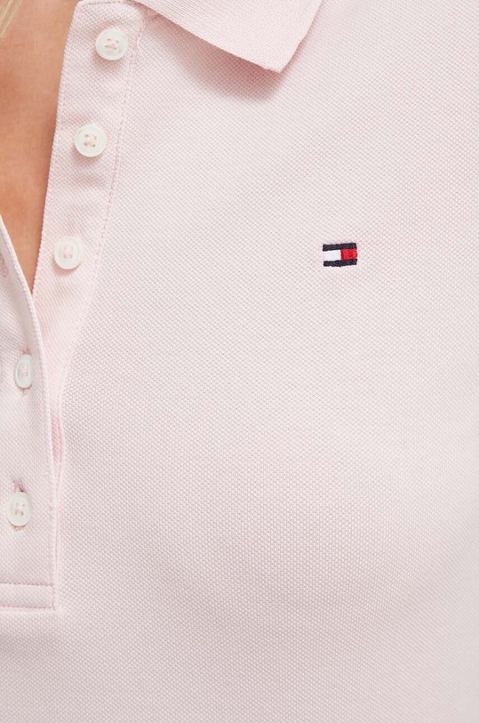 Πόλο Tommy Hilfiger ροζ WW0WW37823