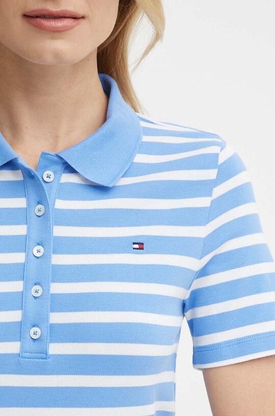 Поло Tommy Hilfiger блакитний WW0WW39530