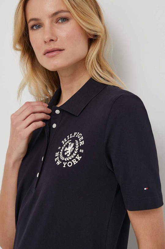 Îmbrăcăminte Tommy Hilfiger tricou polo WW0WW41061 bleumarin