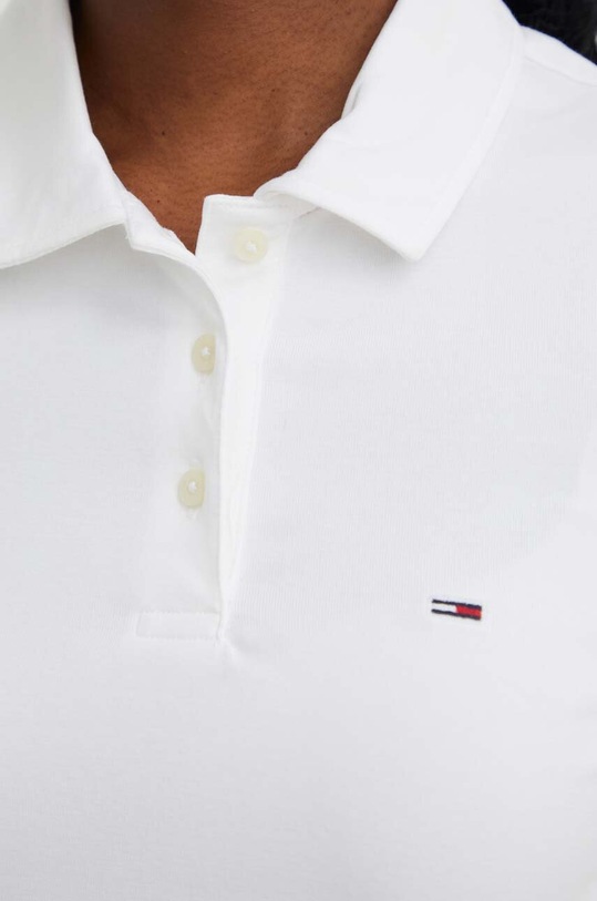 Tommy Jeans tricou polo bej DW0DW17220