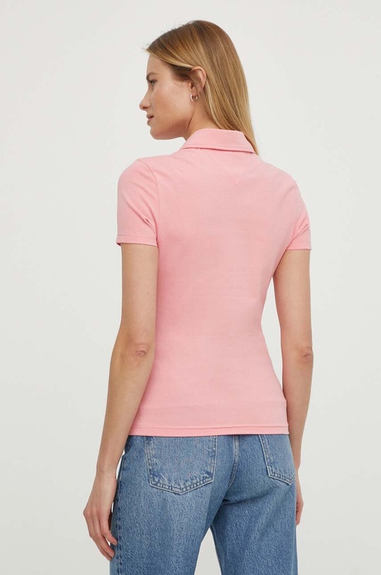 Одяг Поло Tommy Jeans DW0DW17220 рожевий