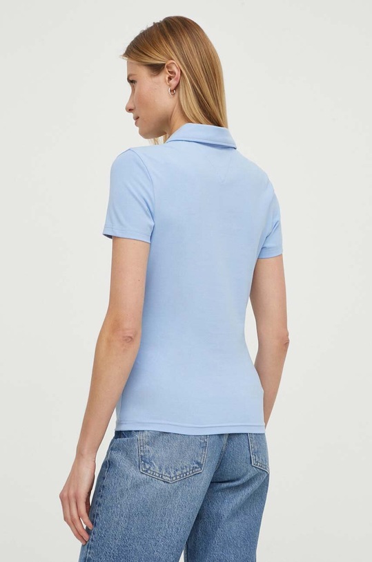 Îmbrăcăminte Tommy Jeans tricou polo DW0DW17220 albastru