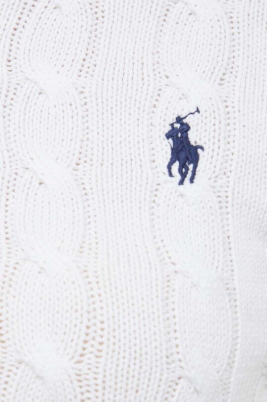 Bavlnené polo tričko Polo Ralph Lauren 211943010 biela
