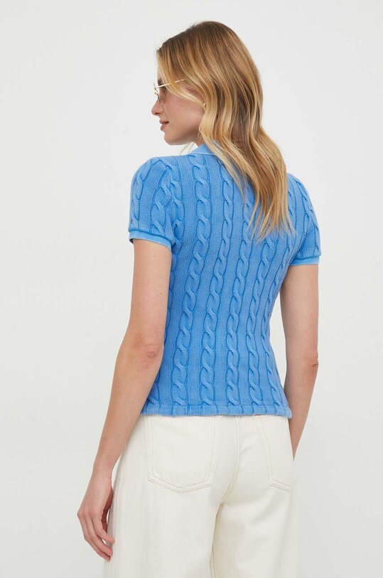 Одяг Бавовняне поло Polo Ralph Lauren 211943010 блакитний