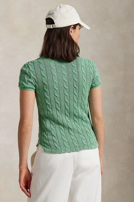 Polo Ralph Lauren polo in cotone 211943010 verde SS25