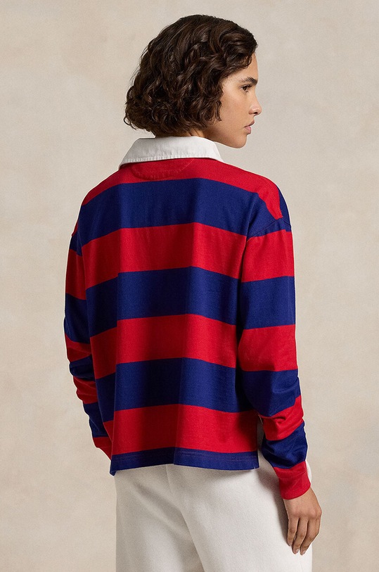 Polo Ralph Lauren longsleeve din bumbac 211943012 rosu SS24