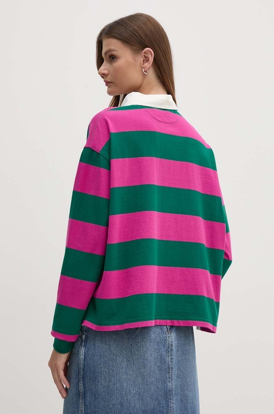 Oblečení Bavlněné tričko s dlouhým rukávem Polo Ralph Lauren 211943012 zelená